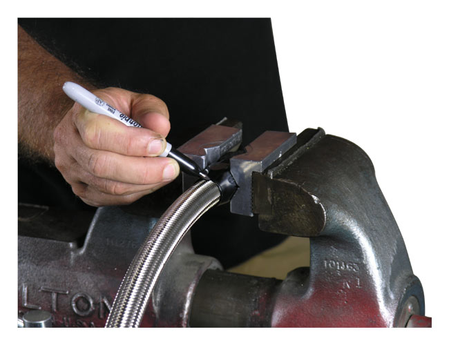 Clamping and Marking the Socket